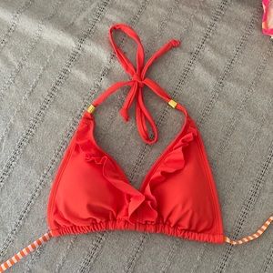 orange bikini top